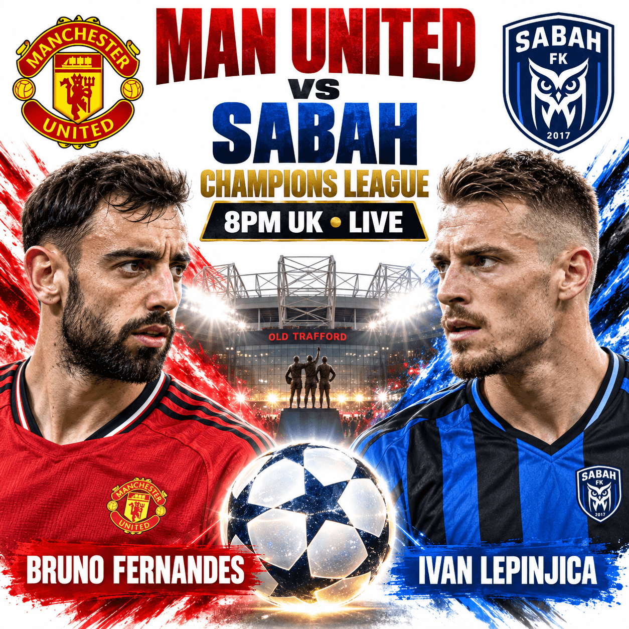 Manchester United vs Sabah 2026 Champions League Preview and Live Streams on Totalsportek