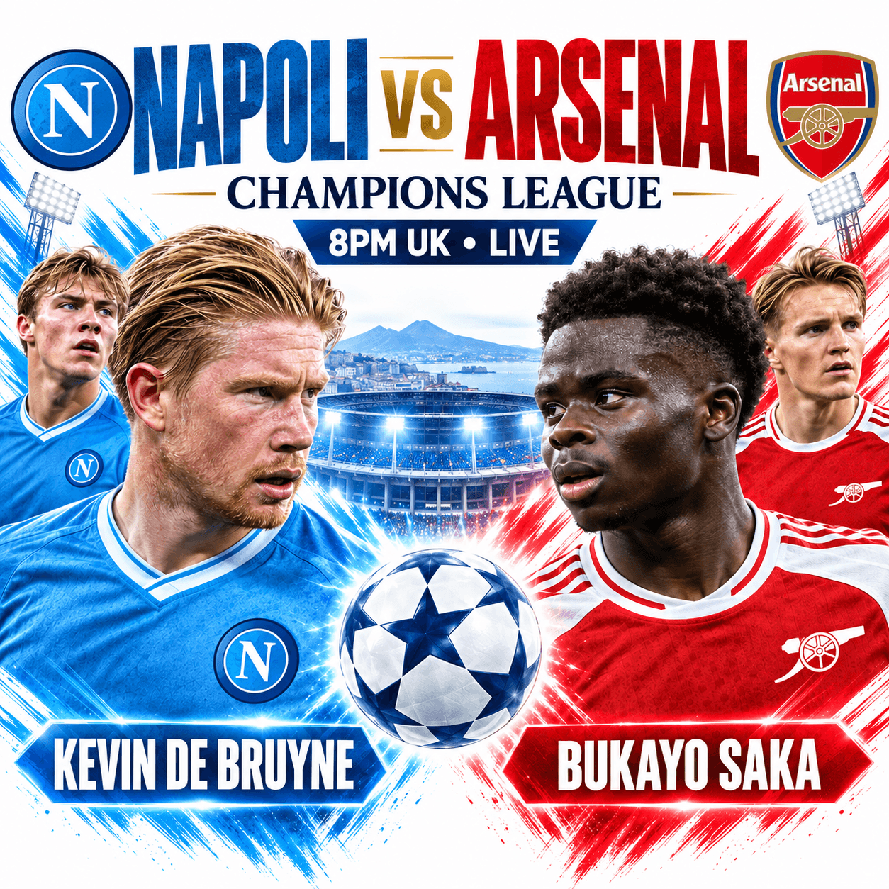 Napoli vs Arsenal 2026 Champions League Preview and Live Streams on Totalsportek
